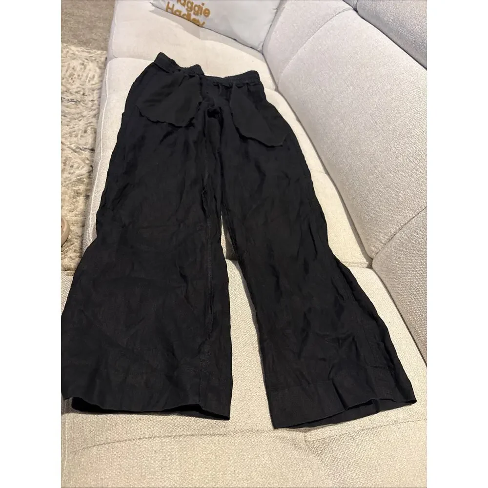 Quince XS 100% Linen Wide Leg Pants, Boho, Preppy, Beach, Resort, EUC